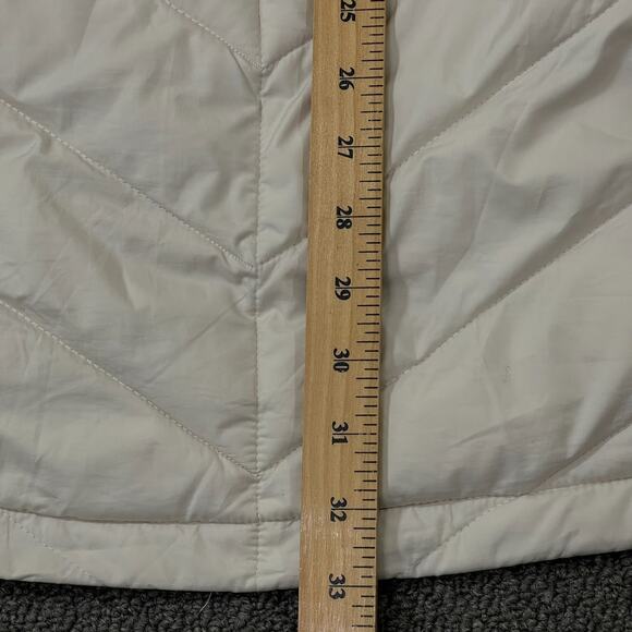 Columbia Jacket Womens Size M Omni-Heat Heavenly Hooded Extended Cuffs Flawed - Picture 8 of 13